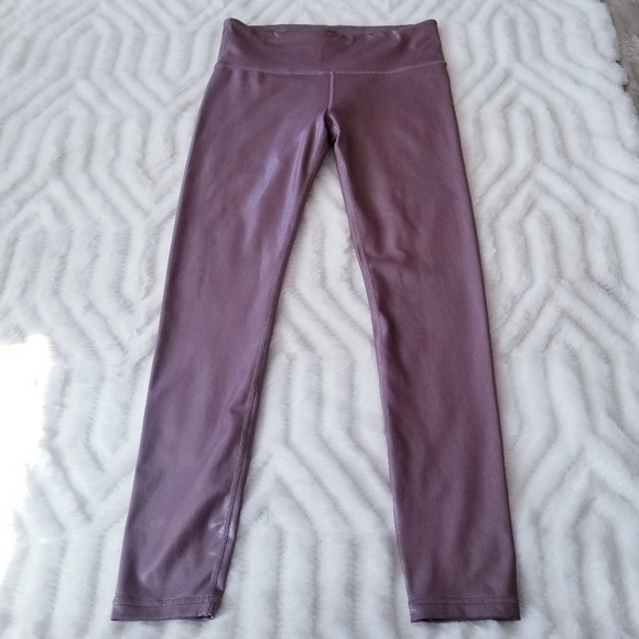 Athleta elation shimmer leggings in mauve - Picture 3 of 8